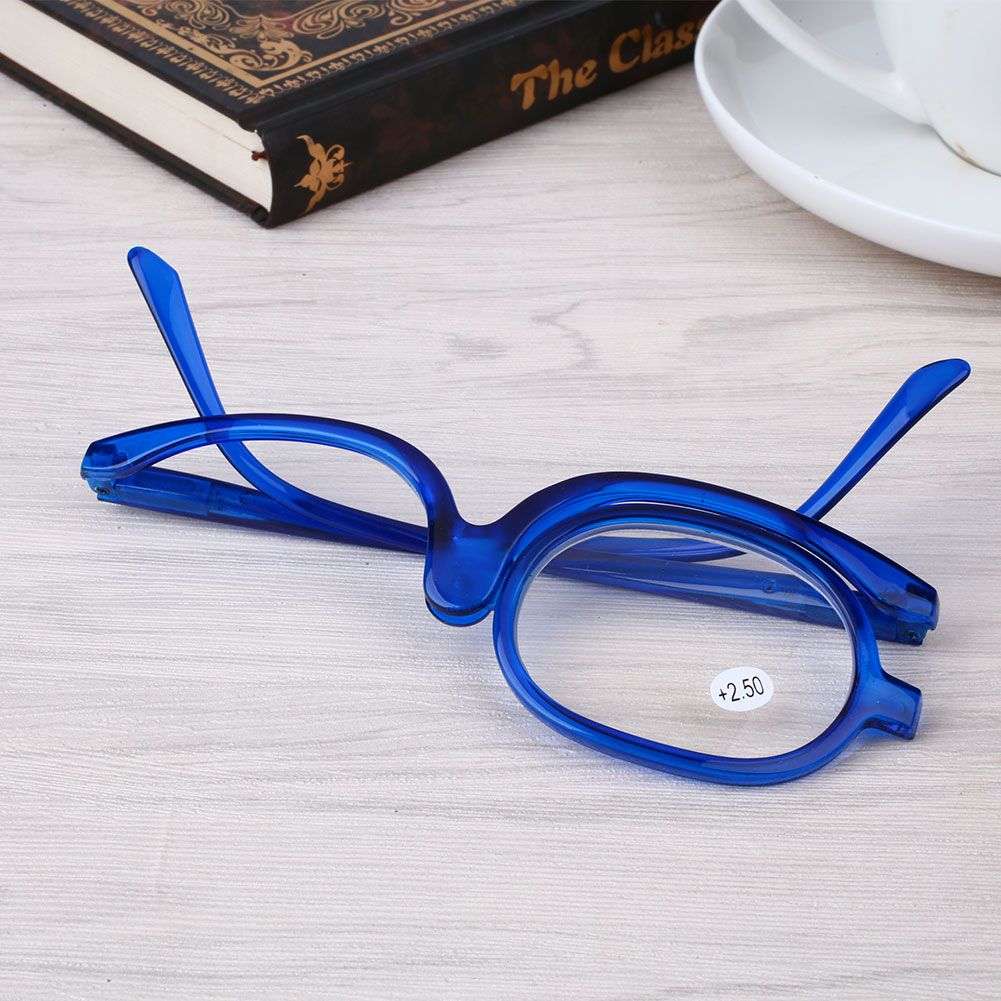 Fashion Foldable Magnifying Makeup Glasses Swivel Lens Eye Lashes