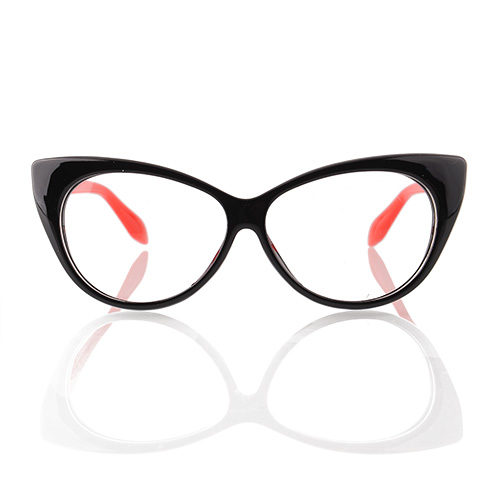 Oversized Cat Eye Glasses Eyeglasses Chic Design Retro ...
