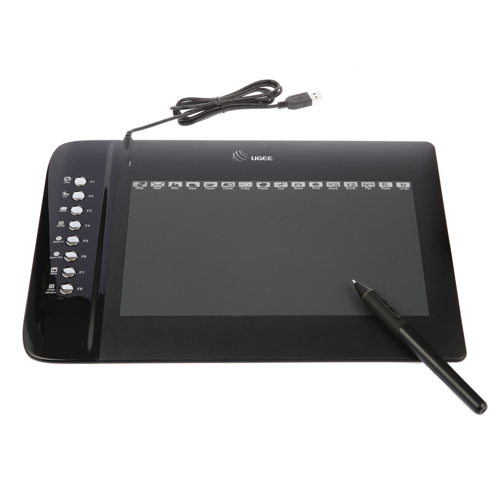 Huion H610 USB Art Graphics Drawing Tablet Board Pad 10x6.25"+Digital