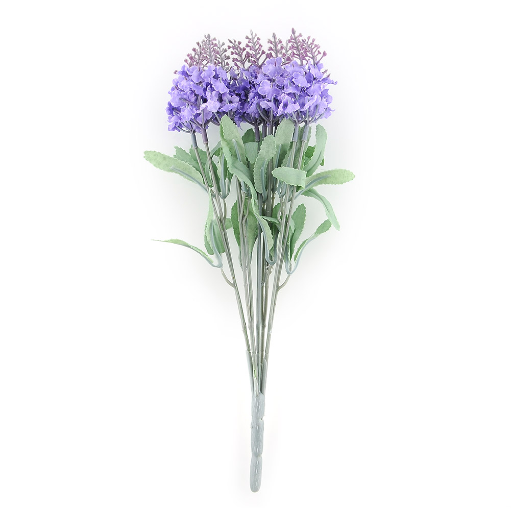 10 Heads Bouquet Silk Artificial Lavender Fake Garden Plant Flower Home ...