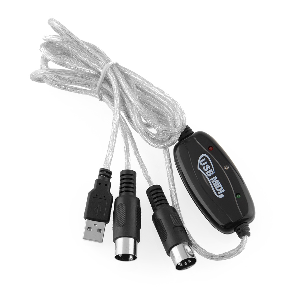 New PC USB to MIDI Keyboard Interface Cable Adapter Converter Audio