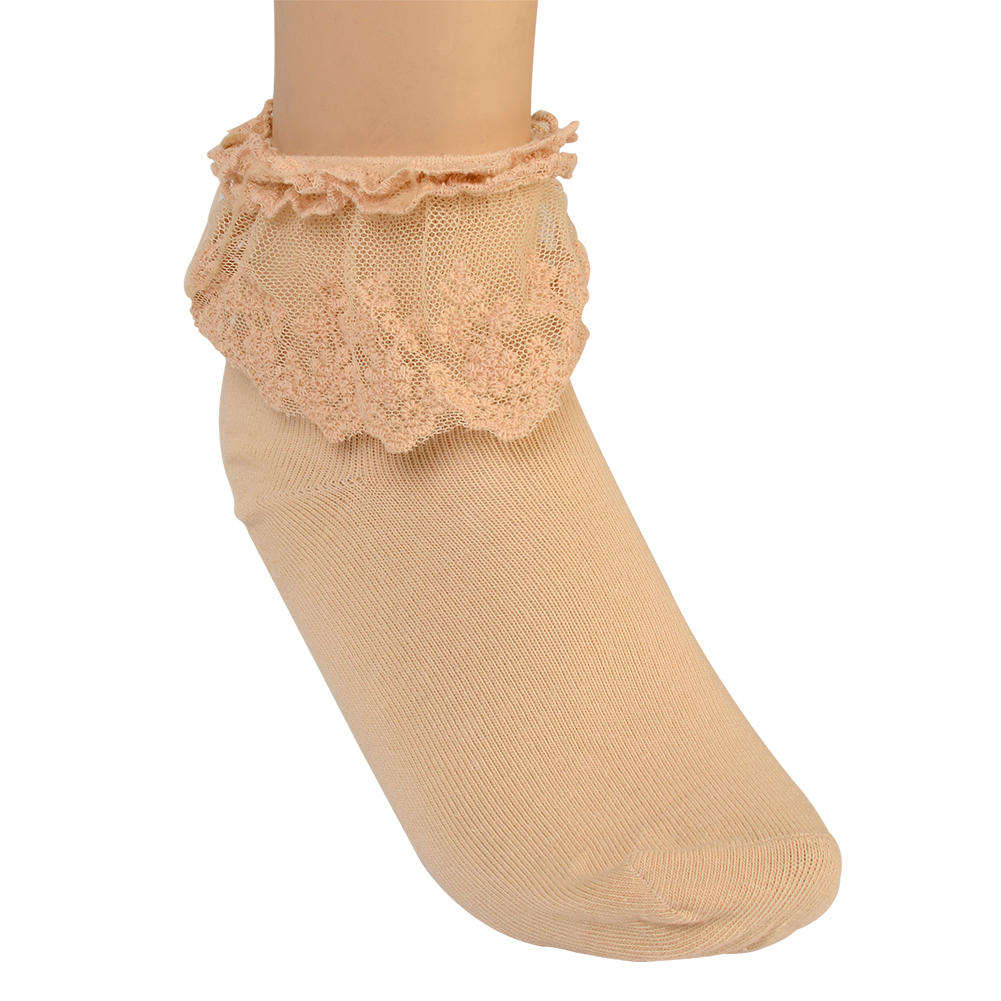 New Vintage Lace Ruffle Frilly Ankle Socks Ladies Princess Girl Gift 5
