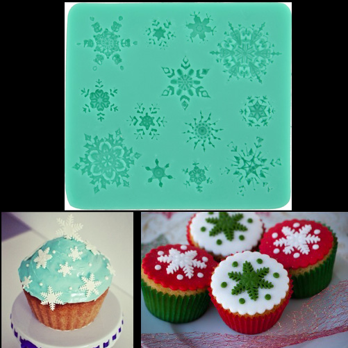 Christmas Xmas Fondant Cake Decorating Cutter Mold Baking ...