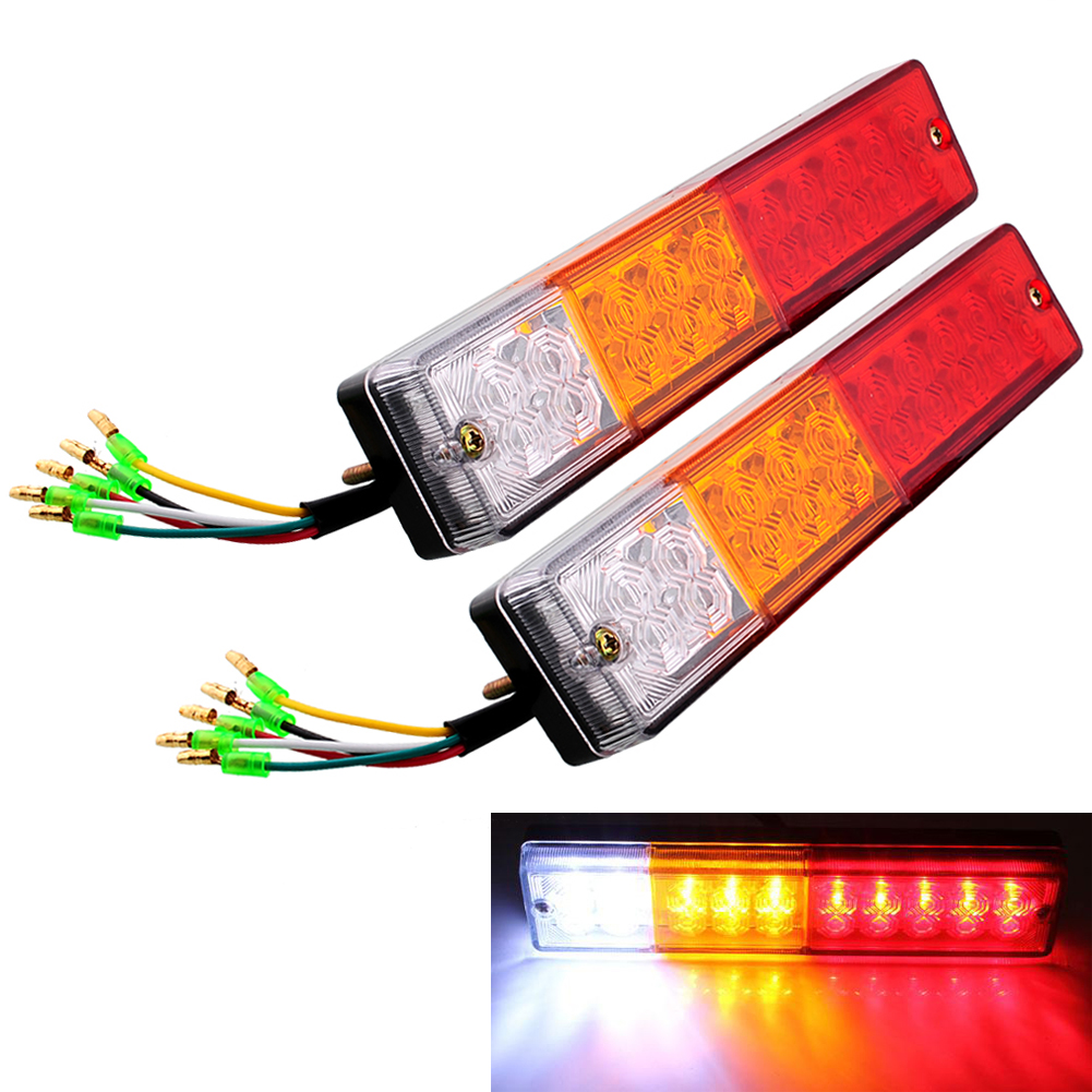 2x 20 Led Trailer Boat Truck Stop Tail Reverse Brake Light