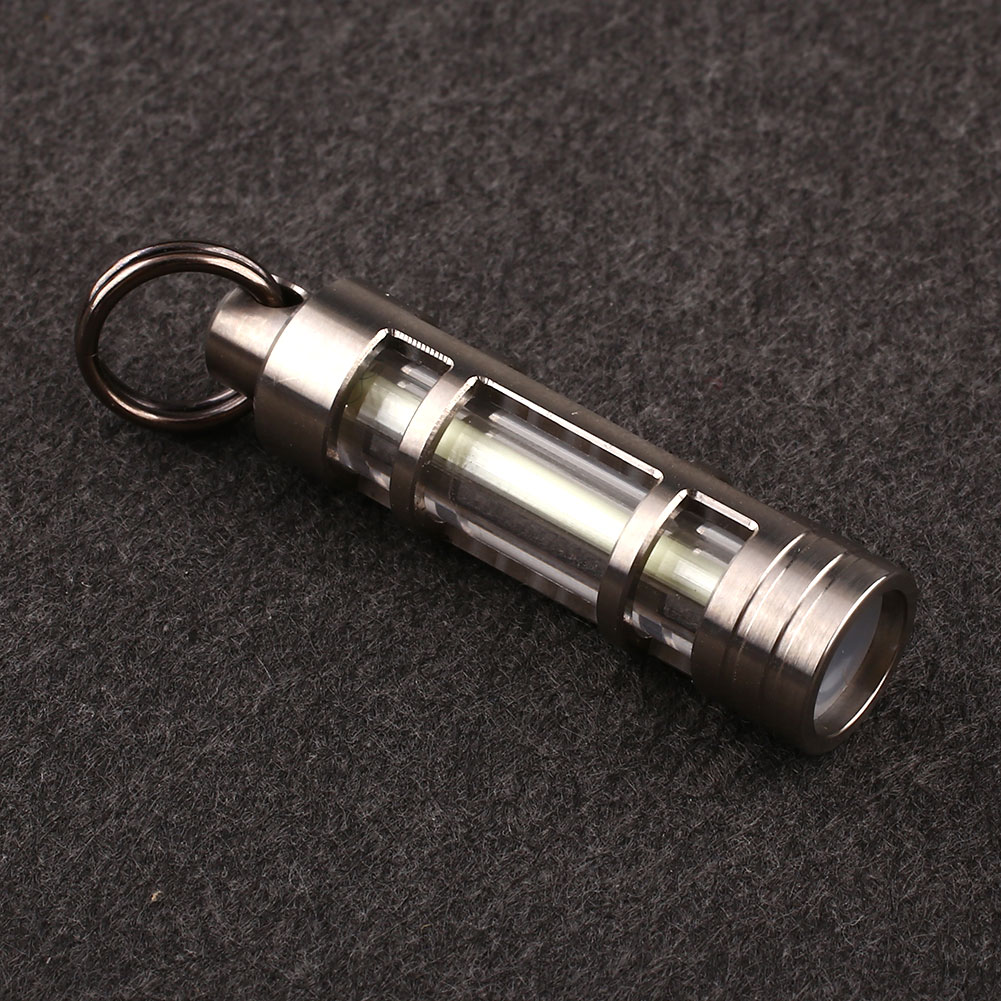 Titanium Tritium Light Keychain Self Illumination Emergency