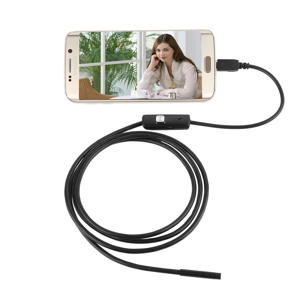 M Led Android Endoscope Waterproof Snake Borescope Usb Inspection