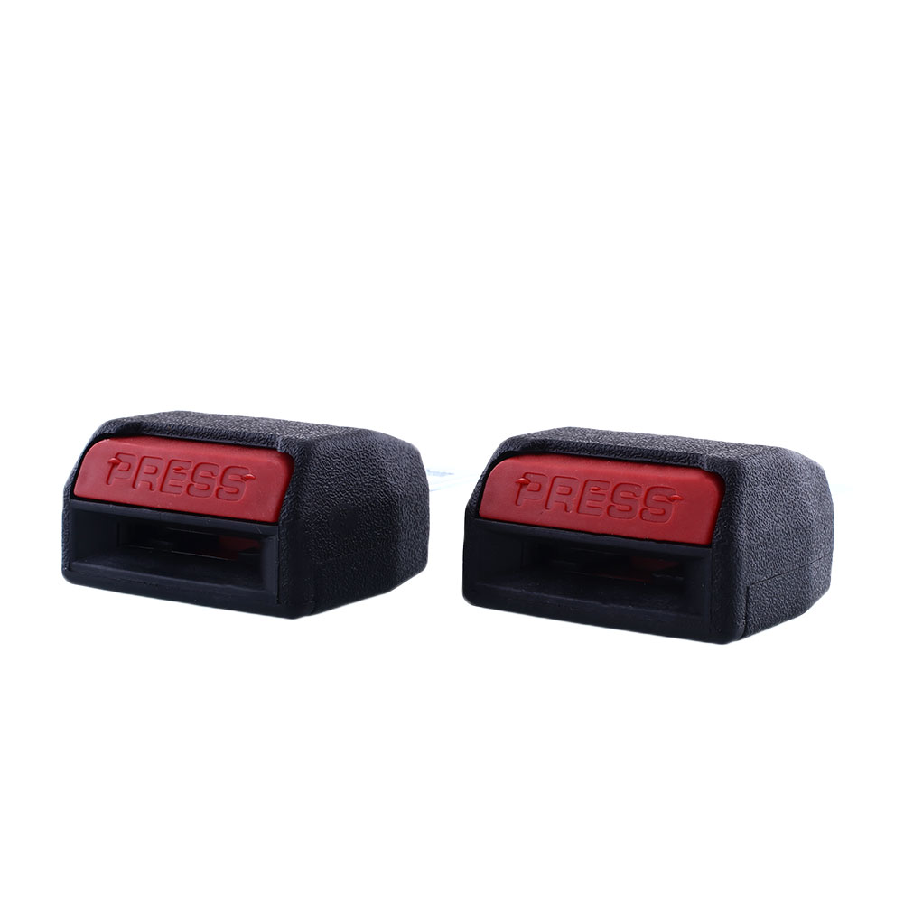 2x Car Seat Belt Extension Safe Buckle Kitty Pvc Alarm Extender Unbranded
