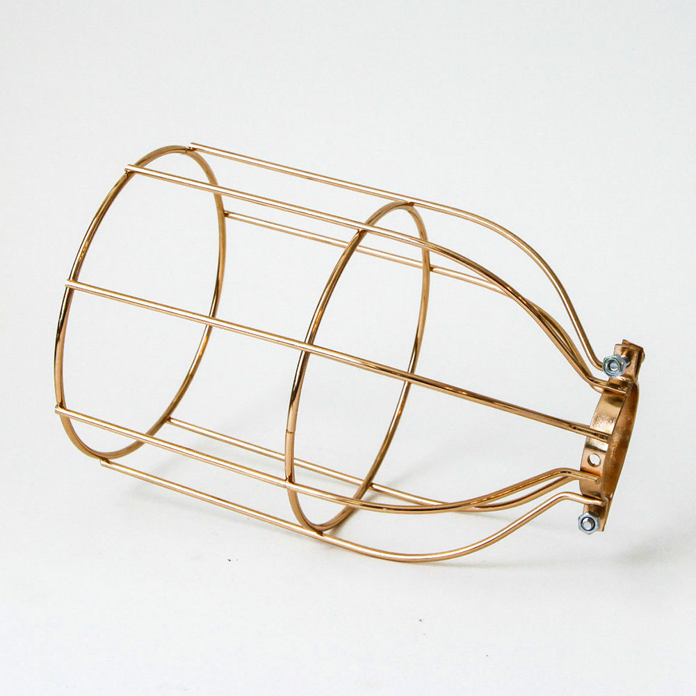 Lighting Metal Lamp Guard for String Light Lamp Holder Industrial Wire Iron Cage