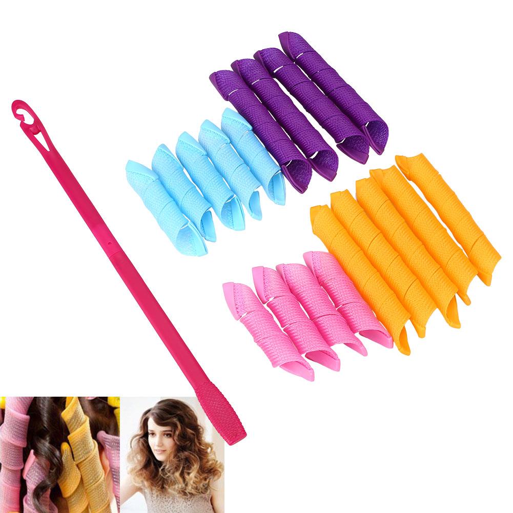 Stretchy Plastic Snail Hair Curler Hair Rollers Styling Hare Care Kit