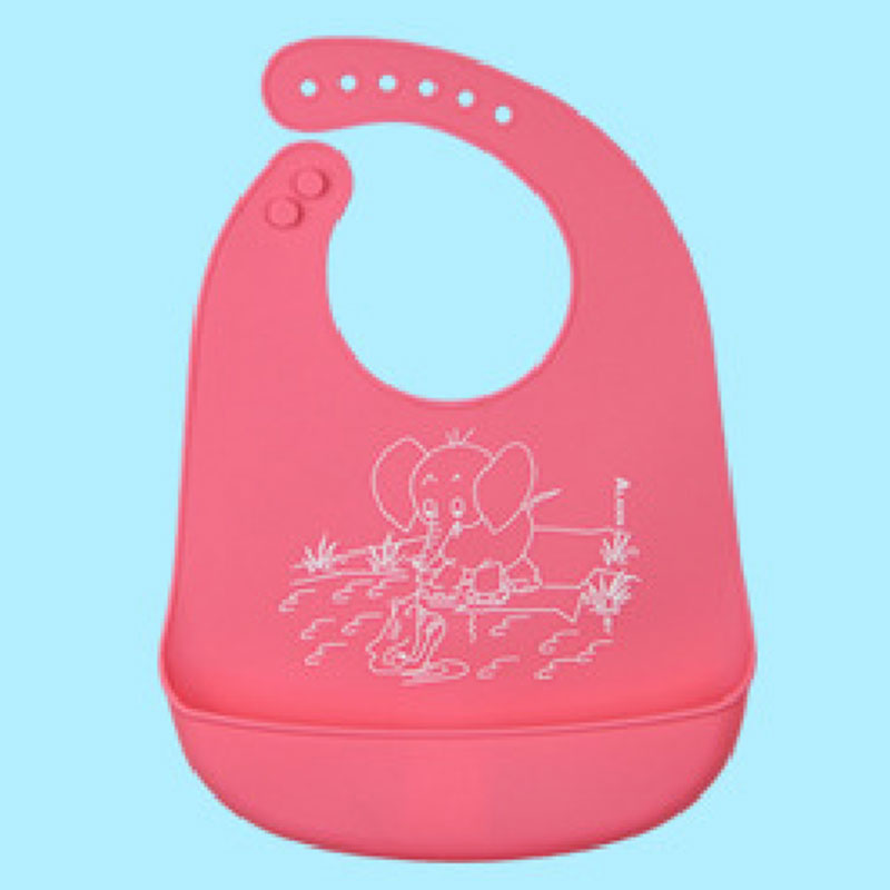 Baby Kids Silicone Stereo Bib Adjustable Waterproof Bibs Feeding Meals