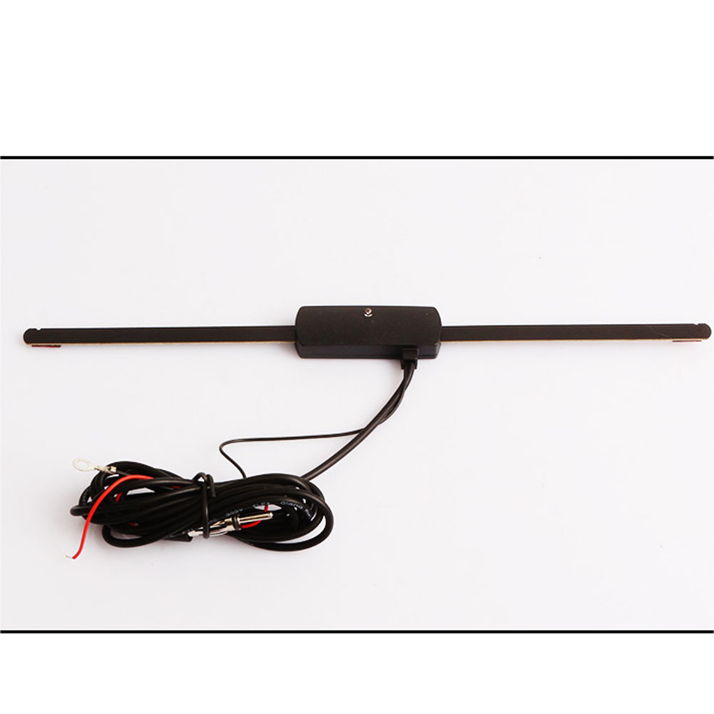 Power Amplified Car Window Interior Mount Audio Stereo Radio Antenna