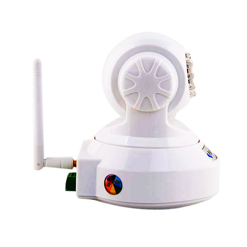 Wireless IP Camera WiFi LED Pan Tilt IP Webcam Nightvision Security System White