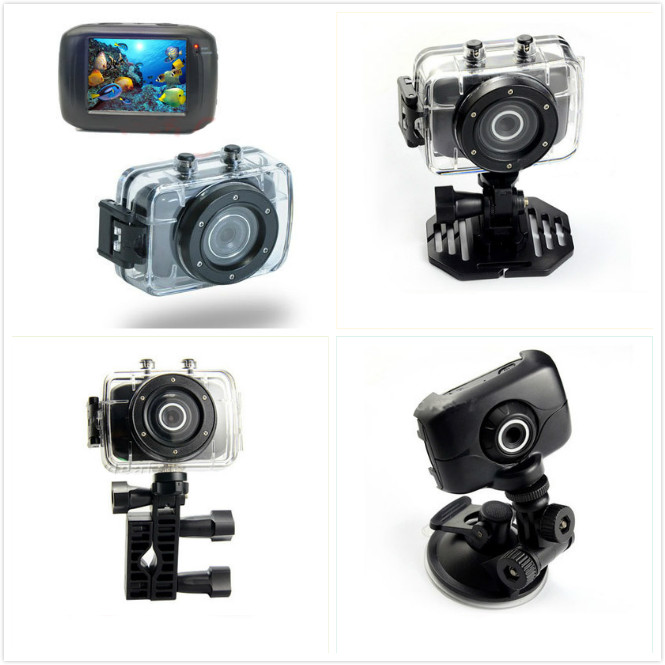 720P HD Mini Action Helmet Camera Waterproof Sport Car DV Bikecamcorder Recorder 815849014282