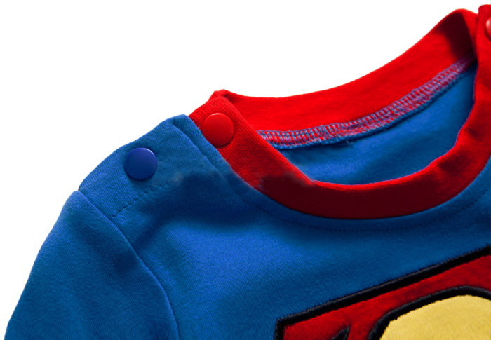 Superman Long Sleeve Baby Infant Romper Halloween New Jumpersuit Costume