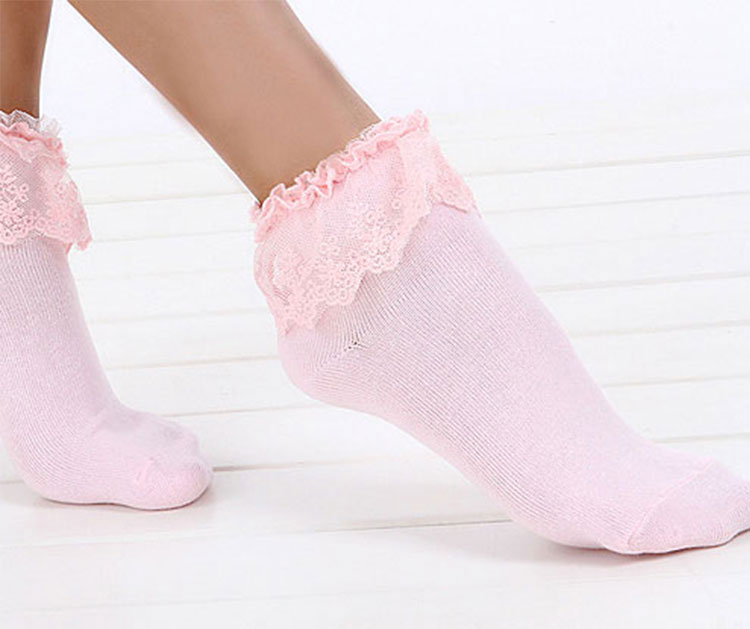 Vintage Lace Ruffle Frilly Ankle Socks Ladies Princess Girl Gift 5 ...