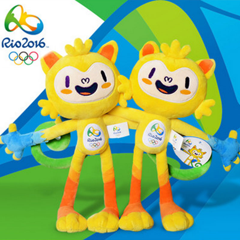 2016 Brazil Rio Olympic Plush Mascot Vinicius Toy Cute Gift For ...